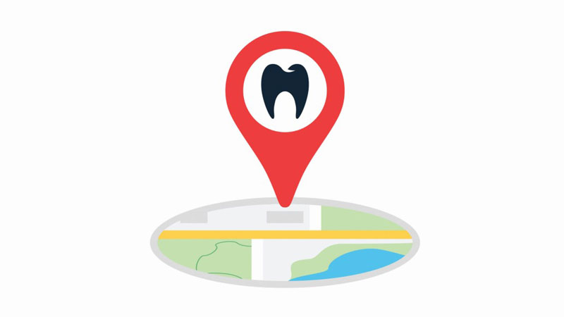 موقعیت جغرافیایی مطب دندانپزشکی